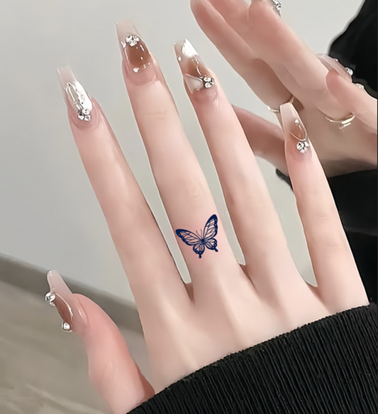 Finger Butterfly Pack（12 tattoos）