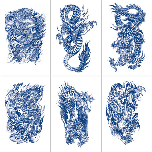 Chinese Dragon（Loong） Pack（6 tattoos）